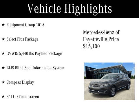 2017 Lincoln MKX Select