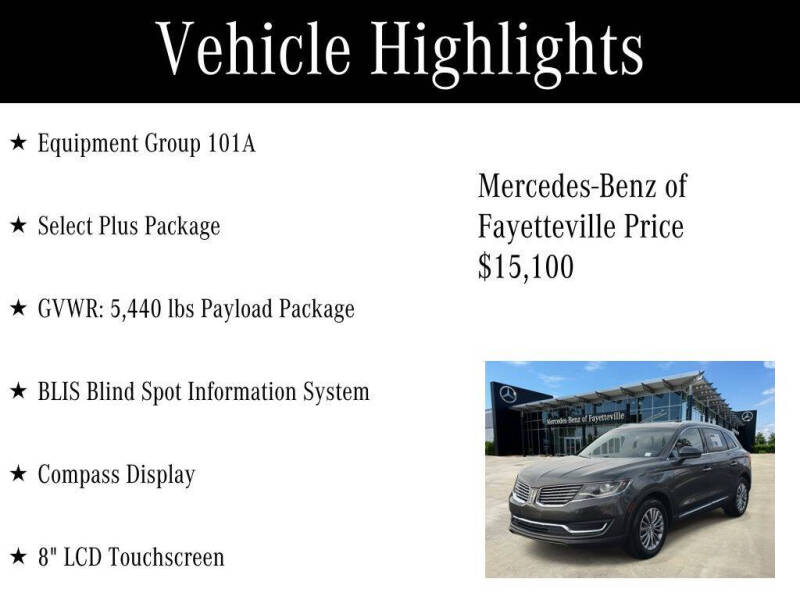 2017 Lincoln MKX Select