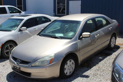 2003 Honda Accord for sale at Bailey & Sons Motor Co in Lyndon KS