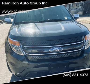 2013 Ford Explorer for sale at Hamilton Auto Group Inc in Hamilton Township NJ