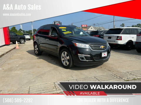 2015 Chevrolet Traverse for sale at A&A Auto Sales in Fairhaven MA