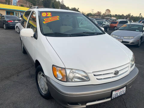 2002 Toyota Sienna for sale at 1 NATION AUTO GROUP in Vista CA