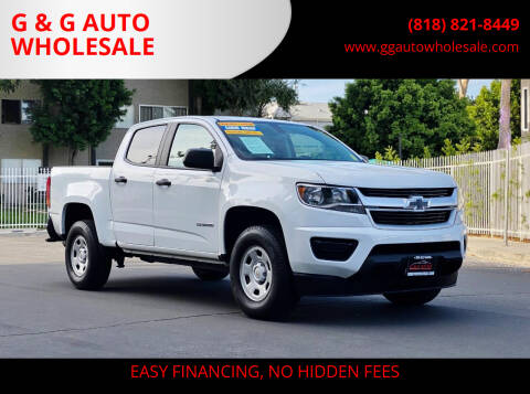 2019 Chevrolet Colorado for sale at G & G AUTO WHOLESALE in North Hollywood CA