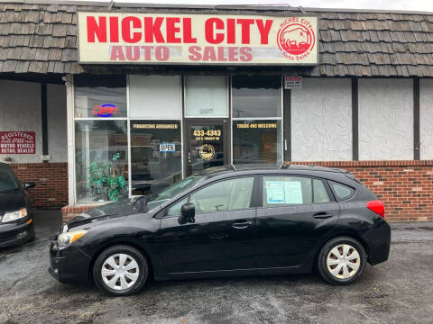 2012 Subaru Impreza for sale at NICKEL CITY AUTO SALES in Lockport NY