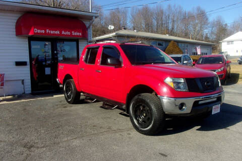 2008 Nissan Frontier for sale at Dave Franek Automotive in Wantage NJ