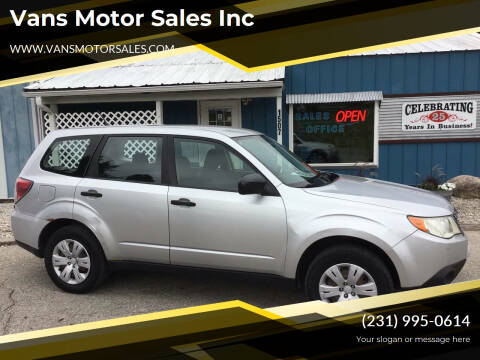 2010 Subaru Forester for sale at Vans Motor Sales Inc in Traverse City MI