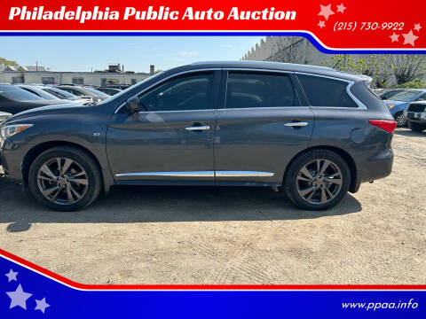 2014 Infiniti QX60 for sale at Philadelphia Public Auto Auction in Philadelphia PA