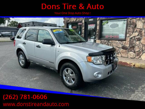2008 Ford Escape for sale at Dons Tire & Auto in Butler WI