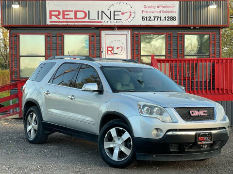 2011 GMC Acadia for sale at REDLINE AUTO SALES LLC in Cedar Creek TX