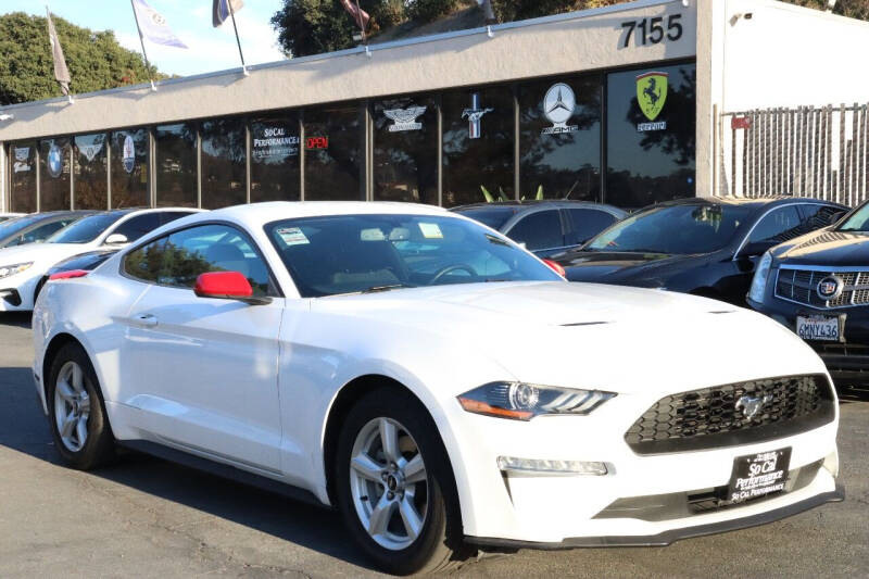 2018 Ford Mustang for sale at So Cal Performance SD, llc in San Diego CA