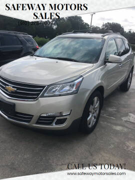 2015 Chevrolet Traverse for sale at Safeway Motors Sales in Laurinburg NC