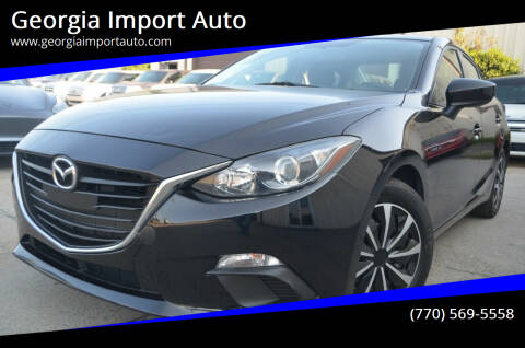 2016 Mazda MAZDA3 for sale at Georgia Import Auto in Alpharetta GA