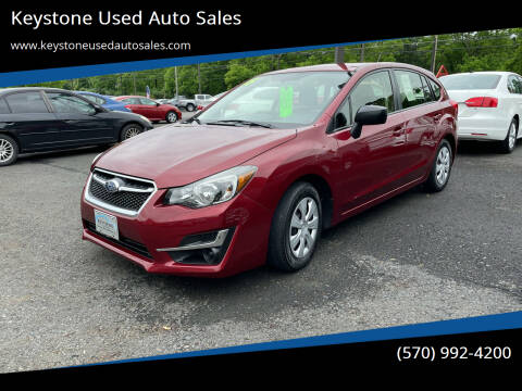 2015 Subaru Impreza for sale at Keystone Used Auto Sales in Brodheadsville PA