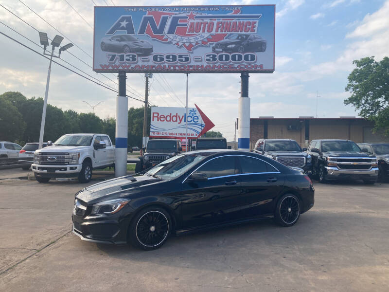 2015 Mercedes-Benz CLA for sale at ANF AUTO FINANCE in Houston TX
