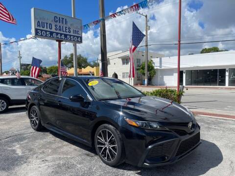 2021 Toyota Camry for sale at CITI AUTO SALES INC in Miami FL