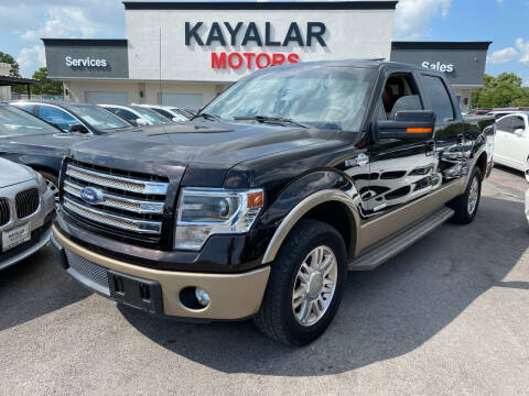 2013 Ford F-150 for sale at KAYALAR MOTORS in Houston TX