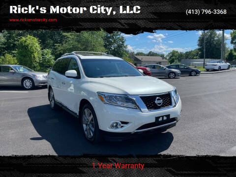 2016 Nissan Pathfinder for sale at Rick's Motor City, LLC in Springfield MA