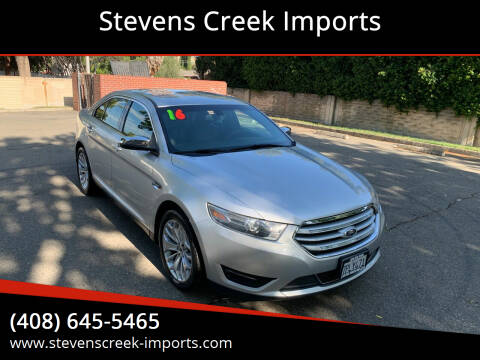 2016 Ford Taurus for sale at Stevens Creek Imports in San Jose CA