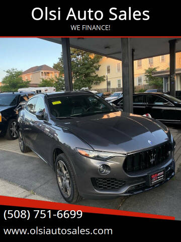 2017 Maserati Levante for sale at Olsi Auto Sales in Worcester MA