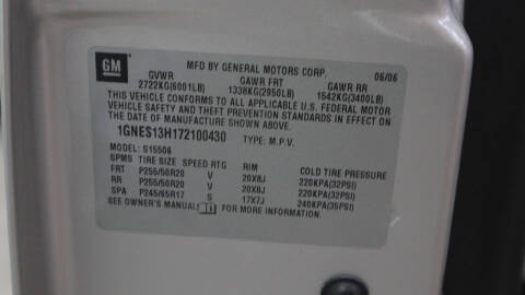 2007 Chevrolet TrailBlazer SS