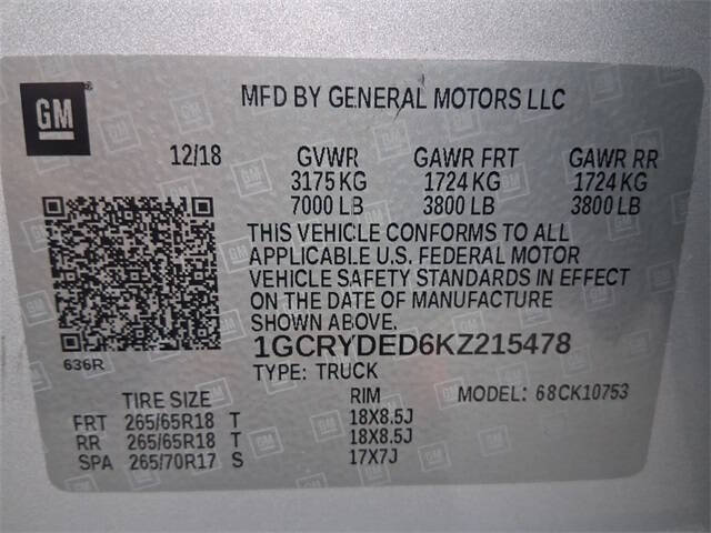 2019 Chevrolet Silverado 1500 LT