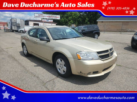 2010 Dodge Avenger for sale at Dave Ducharme's Auto Sales in Lowell MA