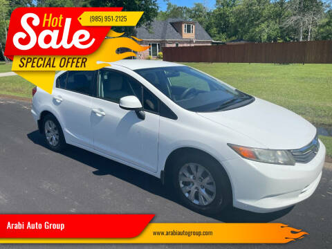 2012 Honda Civic for sale at Arabi Auto Group in Lacombe LA