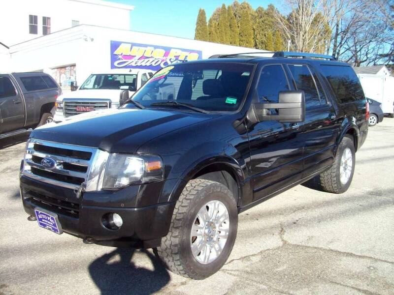 2013 Ford Expedition EL for sale at Auto Pro Auto Sales in Lewiston ME