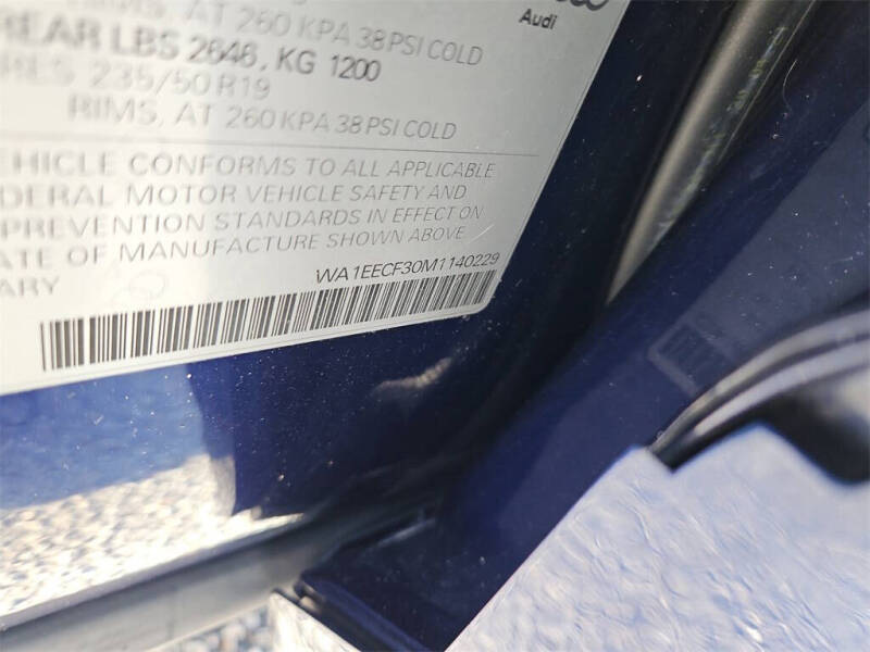 2021 Audi Q3 quattro S line Prem Plus 45 TFSI