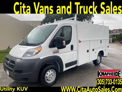 2016 RAM PROMASTER 2500 *UTILITY TRUCK**KUV*CUTAWAY for sale at Cita Auto Sales in Medley FL