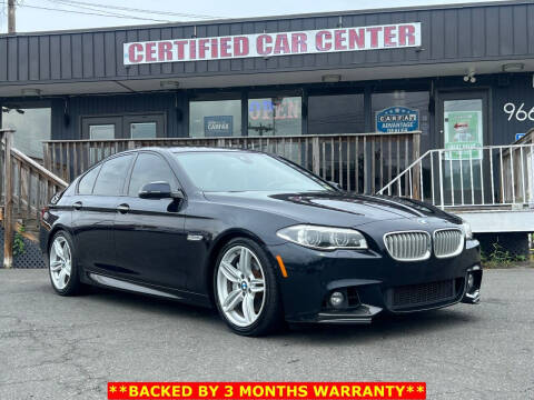 2014 BMW 5 Series for sale at CERTIFIED CAR CENTER in Fairfax VA