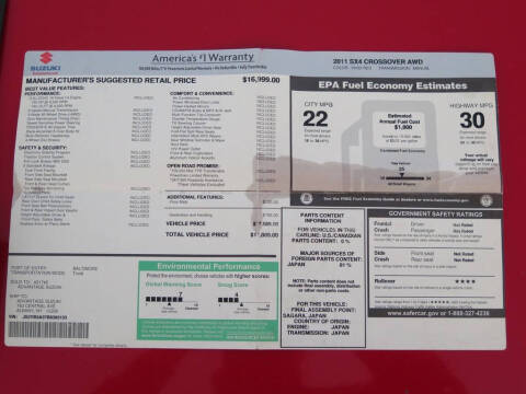 2011 Suzuki SX4 Crossover