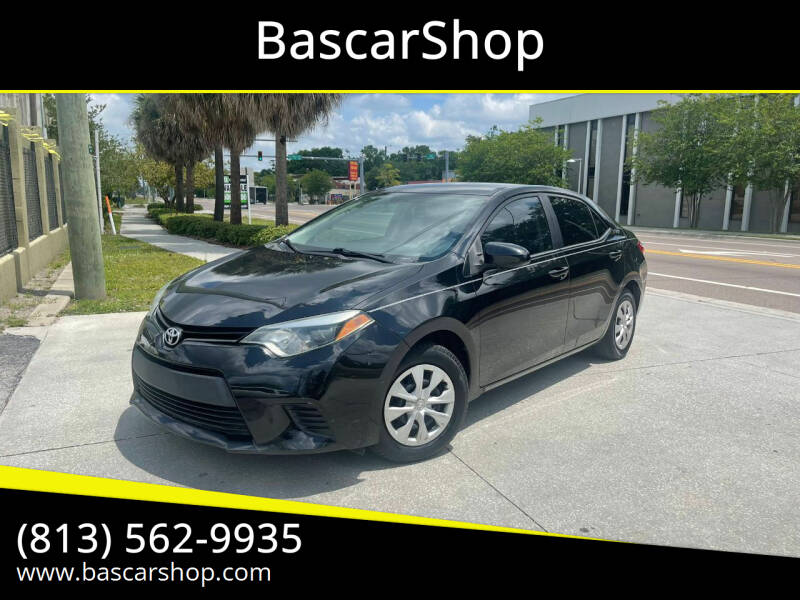 2015 Toyota Corolla for sale at BascarShop in Tampa FL