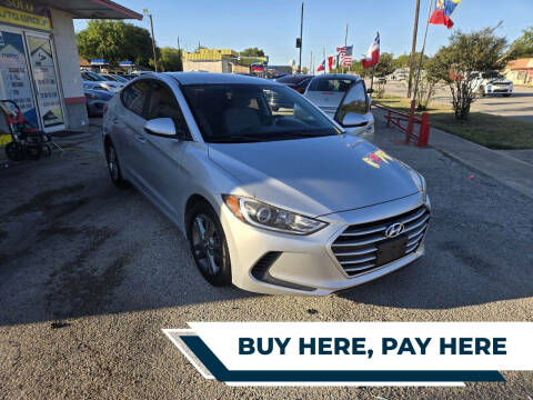 2018 Hyundai Elantra for sale at SOLOAUTOGROUP in Mckinney TX