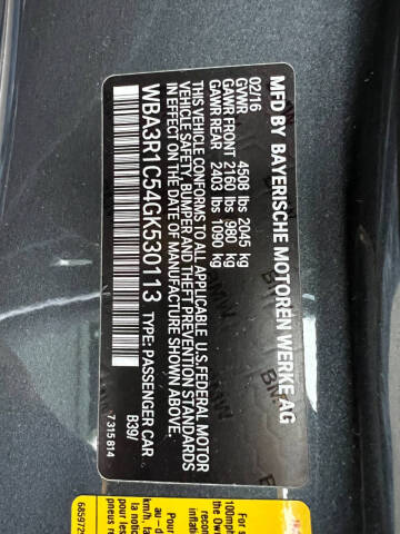 2016 BMW 4 Series 435i