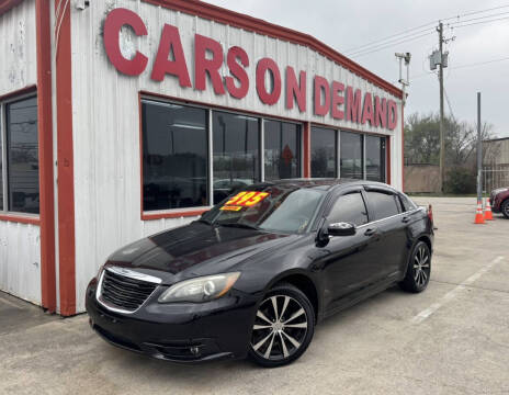 2013 Chrysler 200 for sale at Cars On Demand 2 in Pasadena TX