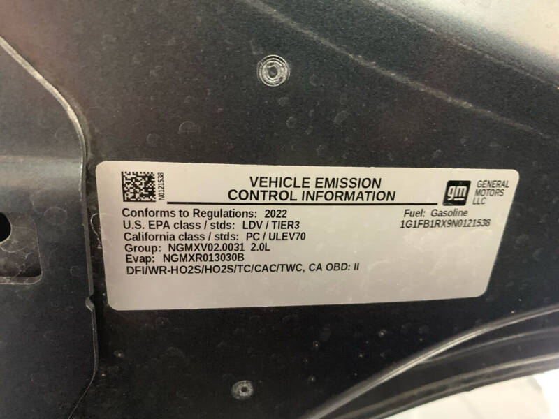 2022 Chevrolet Camaro LS