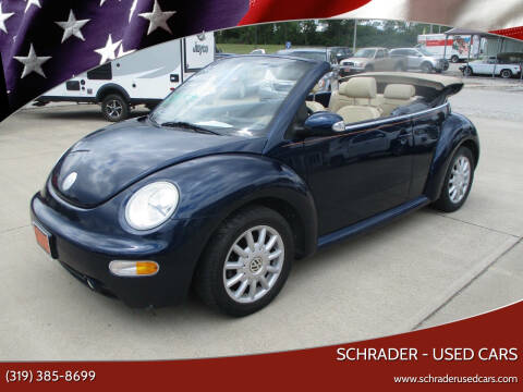 2005 Volkswagen New Beetle Convertible for sale at Schrader - Used Cars in Mount Pleasant IA