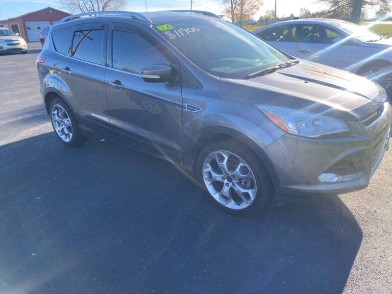 Used 2014 Ford Escape Titanium with VIN 1FMCU9J98EUD64231 for sale in Leesburg, OH