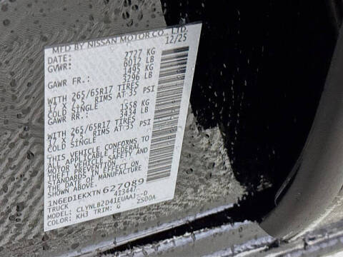 2026 Nissan Frontier