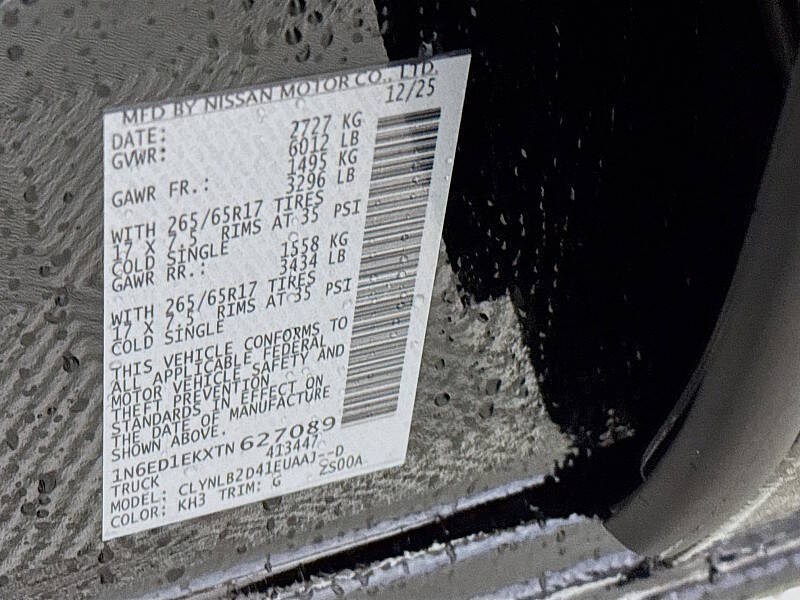 2026 Nissan Frontier