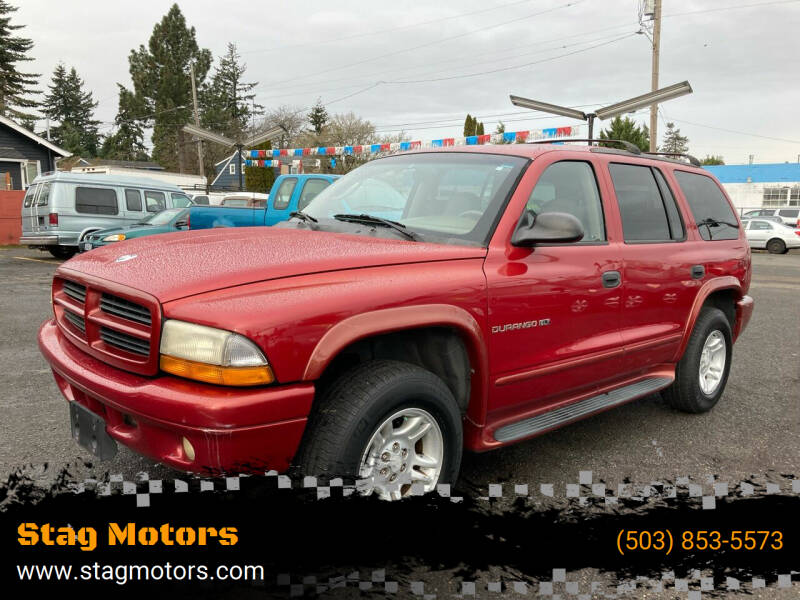 2001 Dodge Durango for sale at Stag Motors in Portland OR
