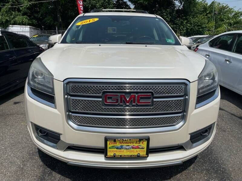 Used 2015 GMC Acadia Denali with VIN 1GKKVTKDXFJ277791 for sale in Passaic, NJ