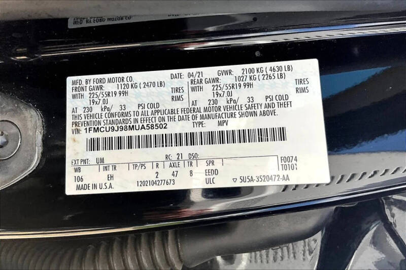 2021 Ford Escape Titanium