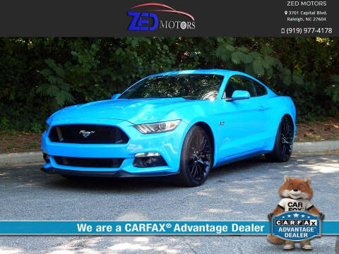 2017 Ford Mustang for sale at Zed Motors in Raleigh NC