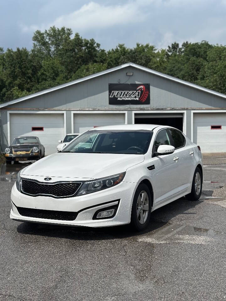 Snow White Pearl 2015 Kia Optima Sedan Front-Wheel Drive 6-Speed Automatic
