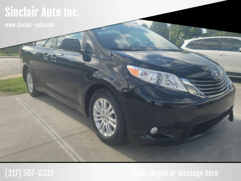 2014 Toyota Sienna for sale at Sinclair Auto Inc. in Pendleton IN