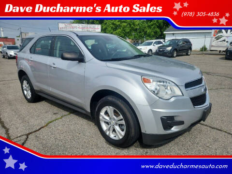 2014 Chevrolet Equinox for sale at Dave Ducharme's Auto Sales in Lowell MA