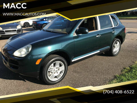 2004 Porsche Cayenne for sale at MACC in Gastonia NC