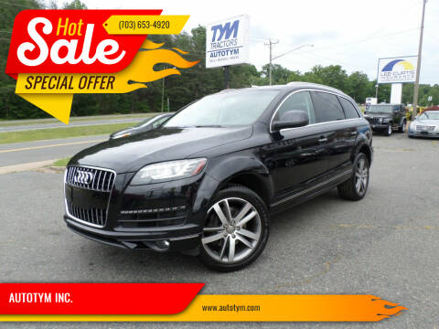 2015 Audi Q7 for sale at AUTOTYM INC. in Fredericksburg VA